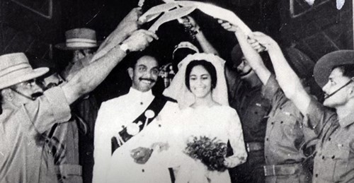 इयान कार्डोज़ो अपनी शादी के बाद प्रिसिला कार्डोज़ो के साथ