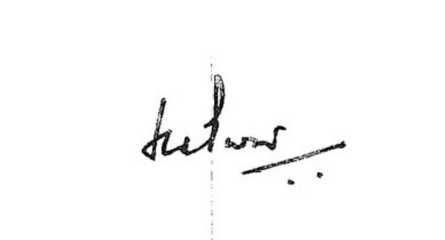 हरदीप सिंह पुरी के हस्ताक्षर