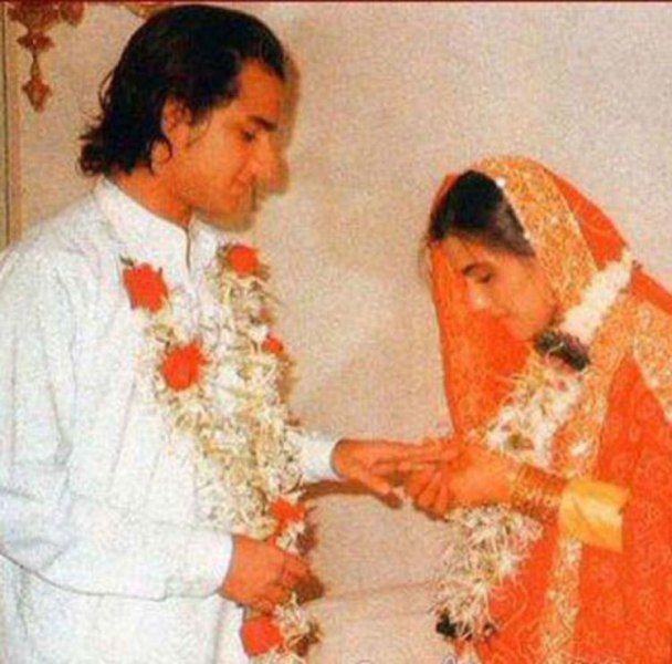 सैफ अली खान और अमृता सिंह की शादी की फोटो