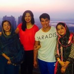 साहिल खान अपनी मां और बहनों के साथ