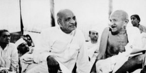 सरदार पटेल और महात्मा गांधी