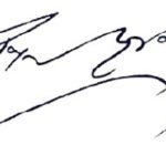 भूपेन हजारिका के हस्ताक्षर