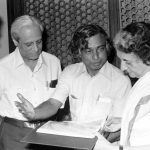 अब्दुल कलाम इंदिरा गांधी के साथ