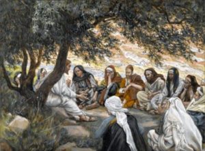 यीशु अपने शिष्यों से बात कर रहे हैं