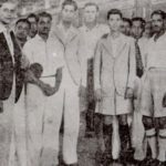 1935 के न्यूजीलैंड और ऑस्ट्रेलिया के दौरे से पहले ध्यान और रूप सिंह के साथ हॉकी प्रशंसक