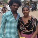 सेंद्रायन अपनी पत्नी के साथ
