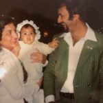 डिंपल शर्मा अपने माता-पिता के साथ