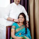 आयुषी शर्मा अपने पति भय्यूजी महाराज के साथ