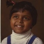 मिंडी कलिंग की बचपन की तस्वीर