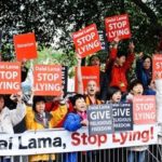दलाई लामा के खिलाफ सीएसएसए का विरोध
