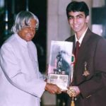 पंकज आडवाणी को भारत के पूर्व राष्ट्रपति एपीजे अब्दुल कलामी से मिला खेल रत्न पुरस्कार