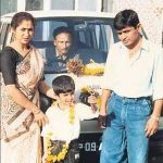 रघुबीर यादव अपनी पूर्व पत्नी और बेटे के साथ