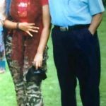 1653526932 789 Sana Iqbal Biker उम्र Death Cause पति परिवार Biography सना इकबाल अपने पिता के साथ