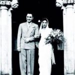 1938 में दीना वाडिया अपने पूर्व पति नेविल वाडिया के साथ