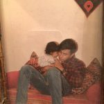 पिता के साथ गुरमेहर कौर की बचपन की फोटो