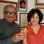 1653698426 212 Tarek Fatah हाइट Weight उम्र पत्नी Biography Hindi तारक अपनी पत्नी नरगिस के साथ