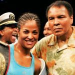 1653767297 517 Laila Ali हाइट Weight उम्र Biography पति Hindi लैला अली अपने पिता के साथ
