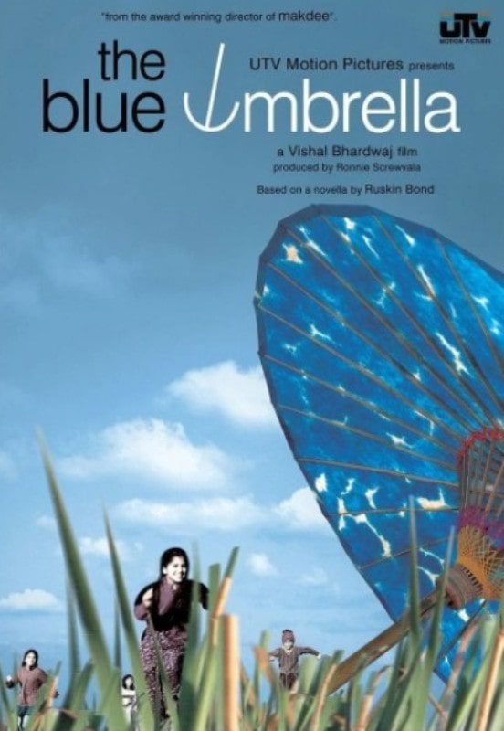 बॉलीवुड फिल्म का पोस्टर, द ब्लू अम्ब्रेला