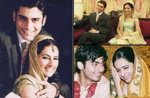 फवाद खान की शादी की तस्वीरों का एक कोलाज