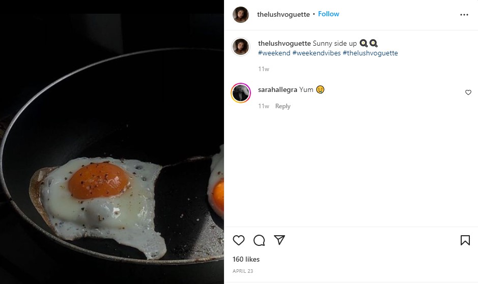 रिजुता घोष देब की इंस्टाग्राम पोस्ट में उनके खाने की आदतों के बारे में बताया गया है
