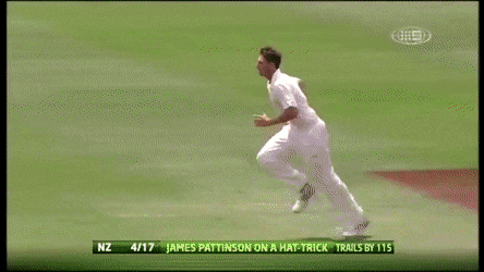 जेसी राइडर को जेम्स पैटिनसन की 150kph यॉर्कर (हैट्रिक पर) - क्रिकेट