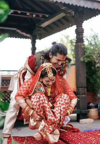 ज्योत्सना योगी की शादी की तस्वीर